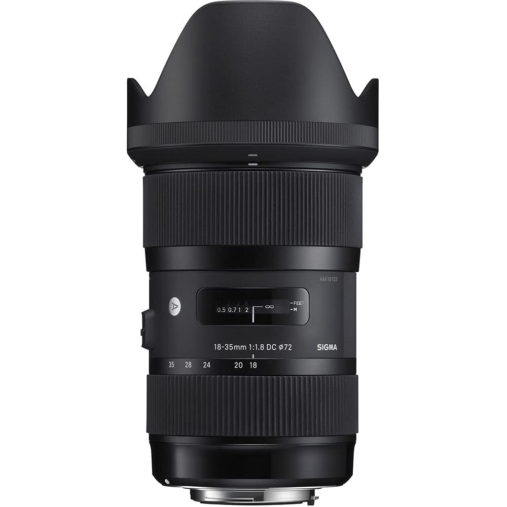 【中古】【非常に良い】シグマ(Sigma) レンズ 18-35mm F1.8 DC HSM Canon キヤノン EF-Sマウント ズーム 標準 APS-C 一眼レフ用 Art|ドリエムコーポレーション