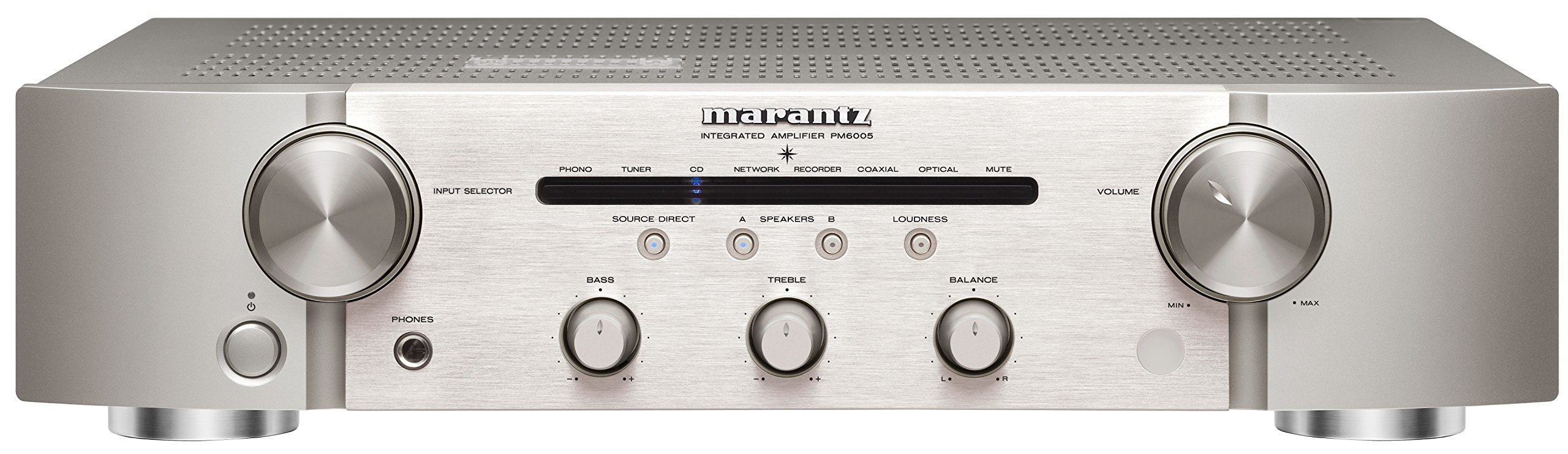 【中古】【人並み外れたに好いたらしい】Marantz プリメインアンプ しろがね色ゴールド PM-6005/FN