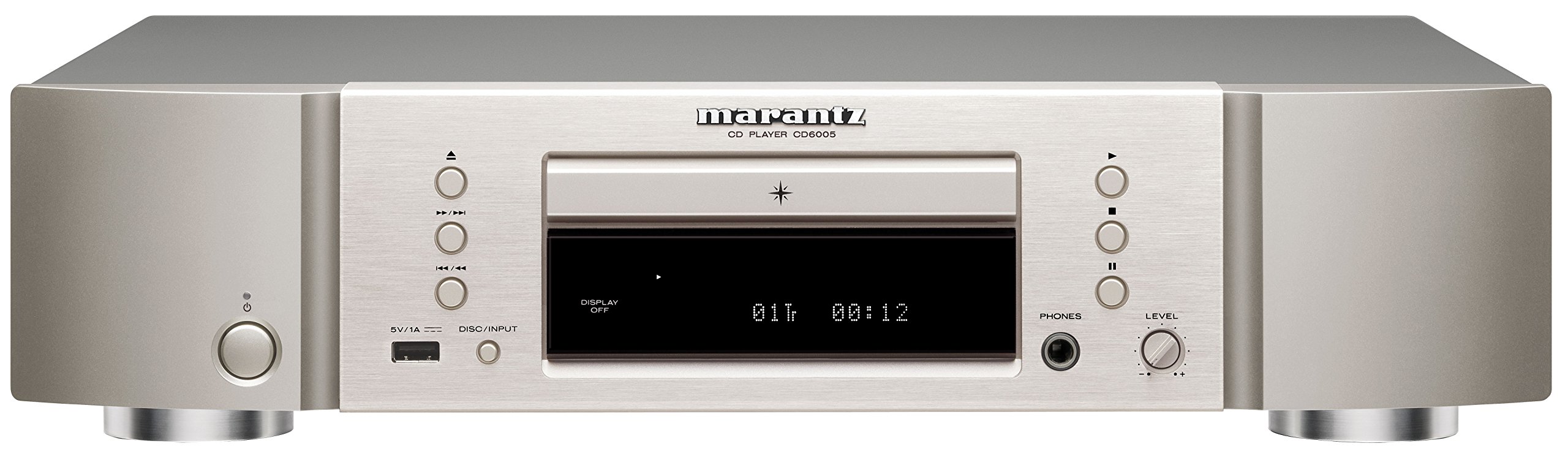 【中古】【非常に良い】Marantz CDプレーヤー シルバーゴールド CD-6005/FN｜ドリエムコーポレーション