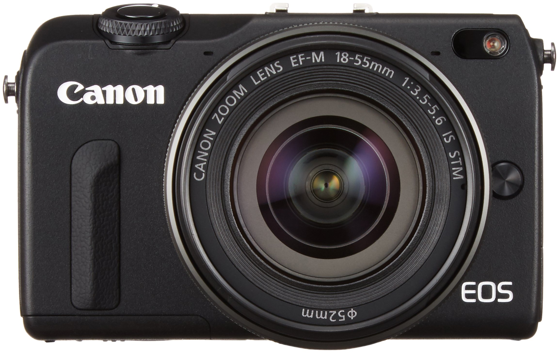 【中古】【非常に良い】Canon ミラーレス一眼カメラ EOS M2 EF-M18-55 IS STM レンズキット(ブラック) EF-M18-55mm F3.5-5.6 IS STM 付属 EOSM2BK-1855IS