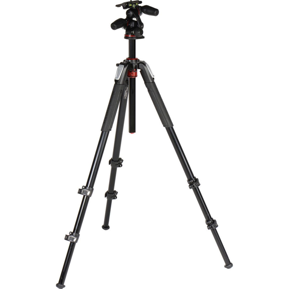 【中古】【人並み外れたに好いたらしい】マンフロット(Manfrotto) 労働者階級三脚 055続きもの 軽銀 3段 + RC2付3Way雲台一揃いの道具 MK055XPRO3-3W