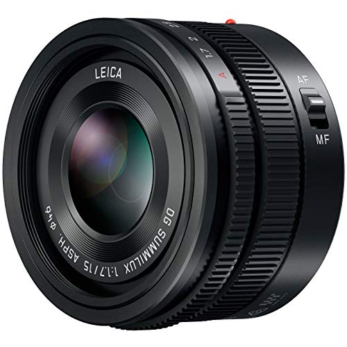 【中古】【非常に良い】パナソニック(Panasonic) 単焦点 広角レンズ マイクロフォーサーズ用 ライカ DG SUMMILUX 15mm/F1.7 ASPH. ブラック H-X015-K