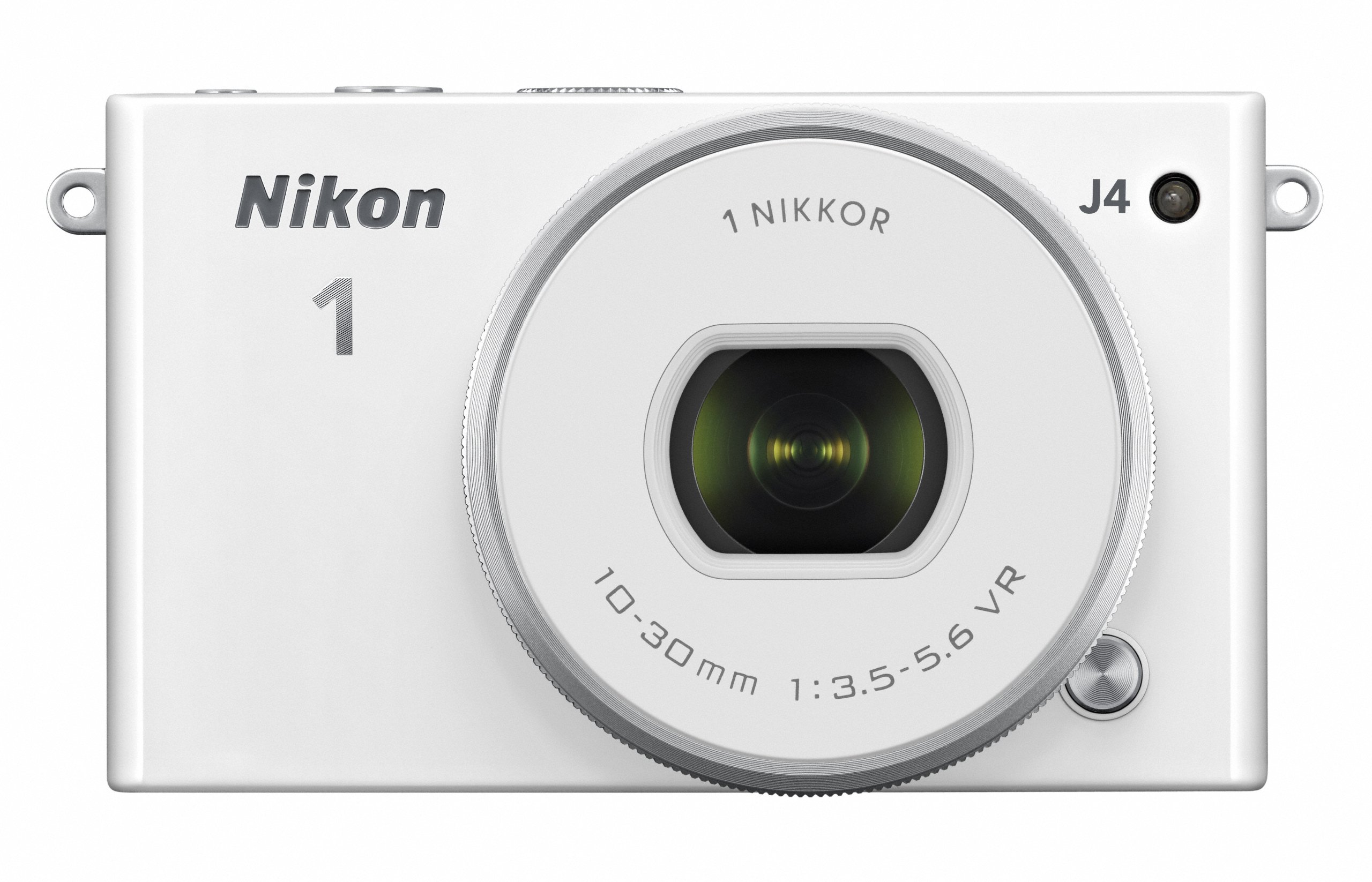 【中古】【非常に良い】Nikon ミラーレス一眼 Nikon1 J4 標準パワーズームレンズキット ホワイト J4HPLKWH