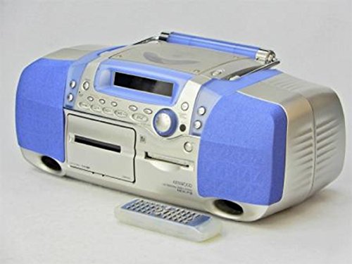 【中古】【非常に良い】KENWOOD　ケンウッド　JVC　MDパーソナルステレオシステムRAMPAGE（ランページ）　MDX-F3-L（ブルー）　（CD/MD/カセット）（ラジカセ形状）