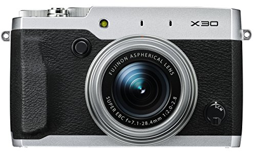 【中古】【人並み外れたに好いたらしい】FUJIFILM デジタル写真器 X30 しろがね色 FX-X30 S
