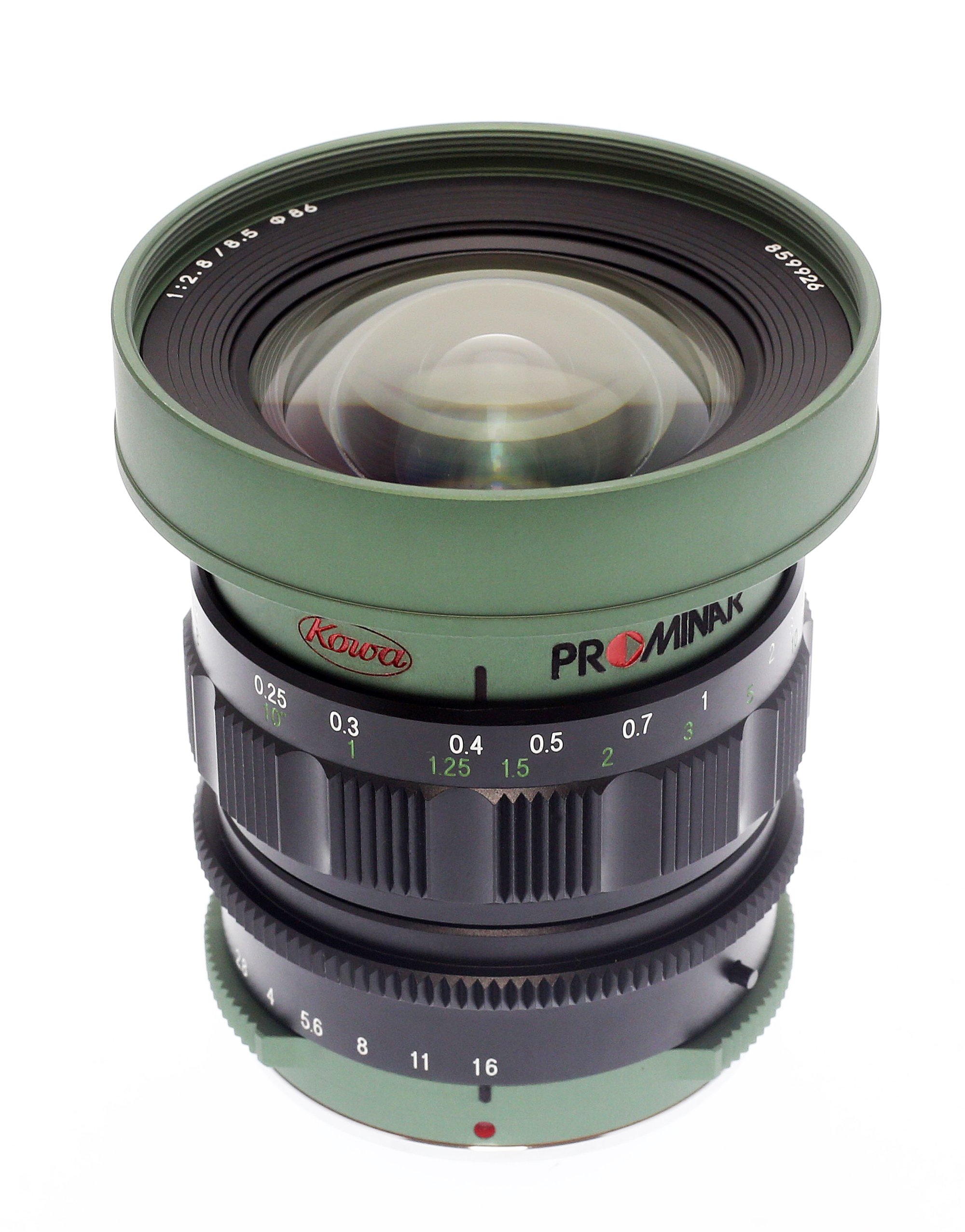 【中古】【非常に良い】Kowa 単焦点レンズ グリーン マイクロフォーサーズ専用 PROMINAR 8.5mm F2.8 GR