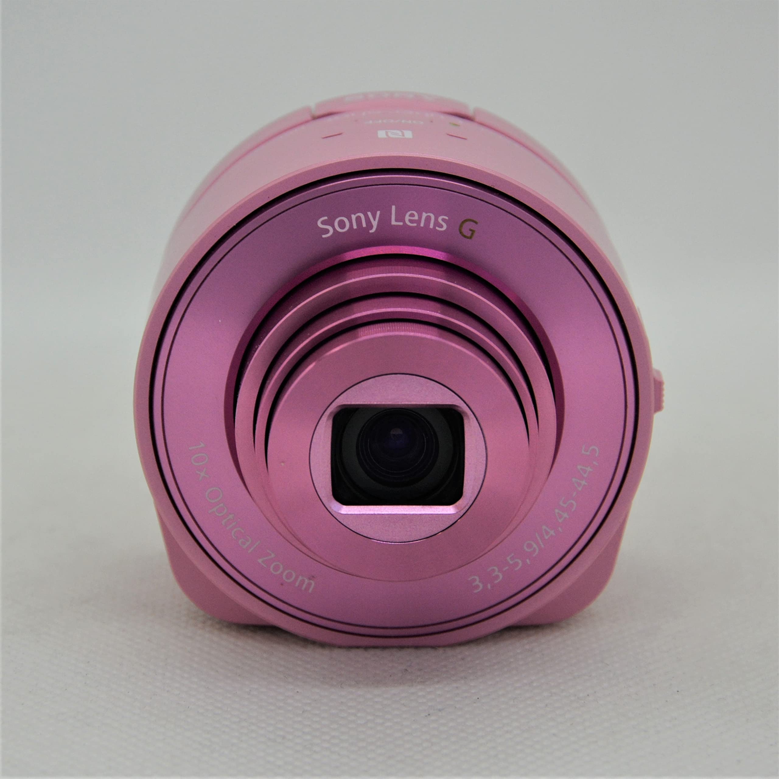 【中古】【人並み外れたに似つかわしい】SONY デジタル写真機 Cyber-shot レンズスタイルカメラ QX10 サクラ色 DSC-QX10-P