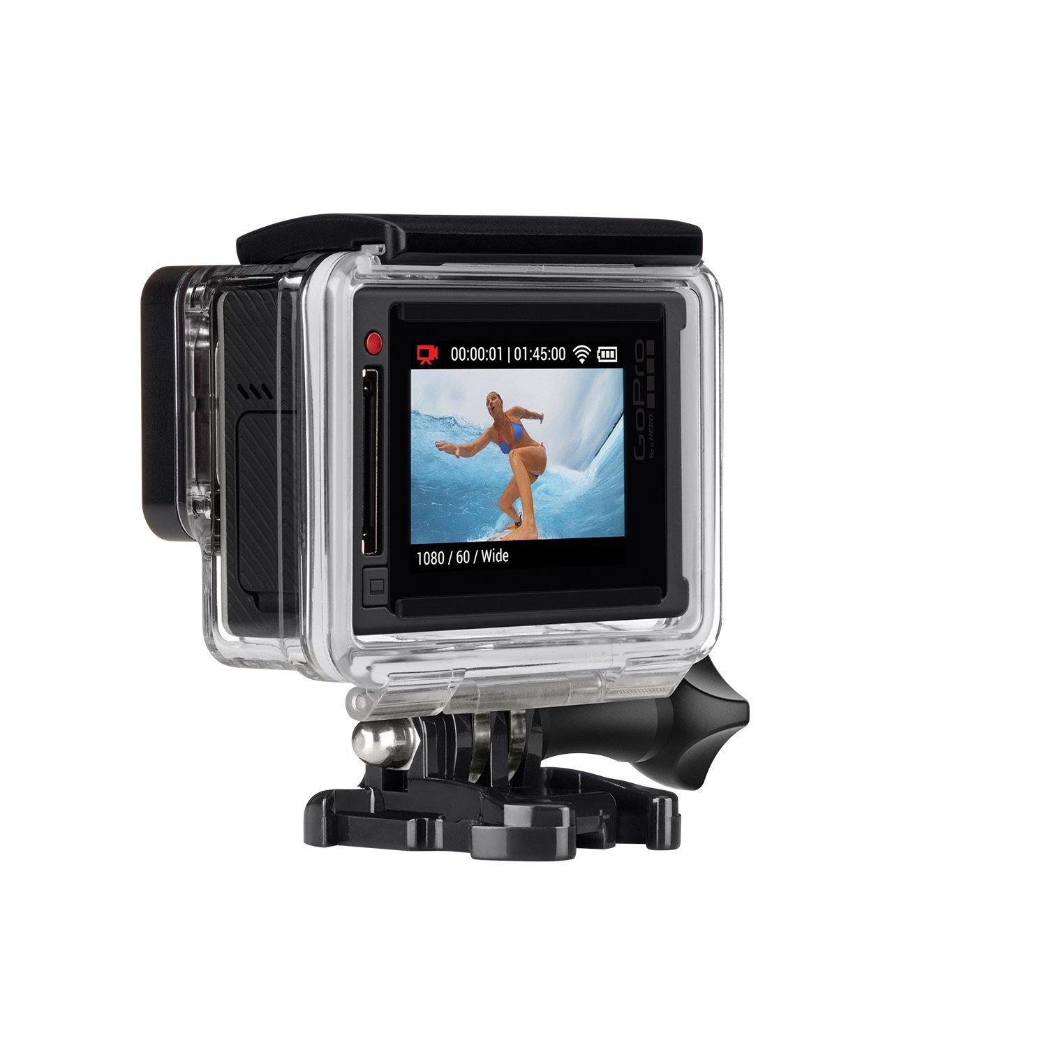 【中古】【人並み外れたに好いたらしい】ゴー労働者階級 GoPro ウェアラブルカメラ HERO 4 しろがね色～版