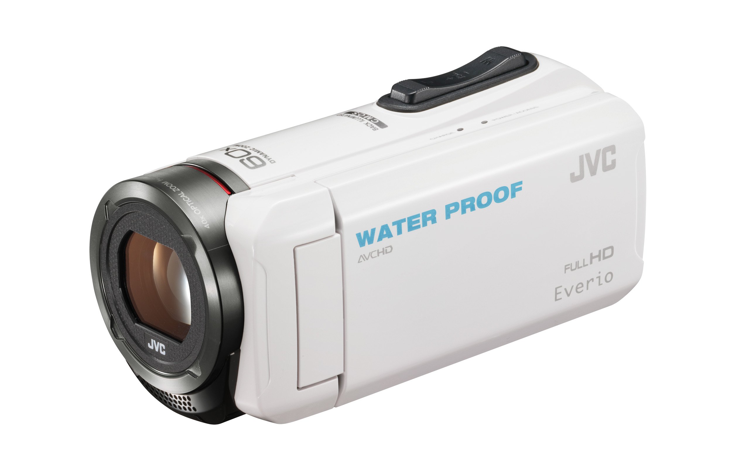【中古】【非常に良い】JVCケンウッド KENWOOD ビデオカメラ EVERIO 防水 防塵 内蔵メモリー32GB ホワイト GZ-R300-W|ドリエムコーポレーション
