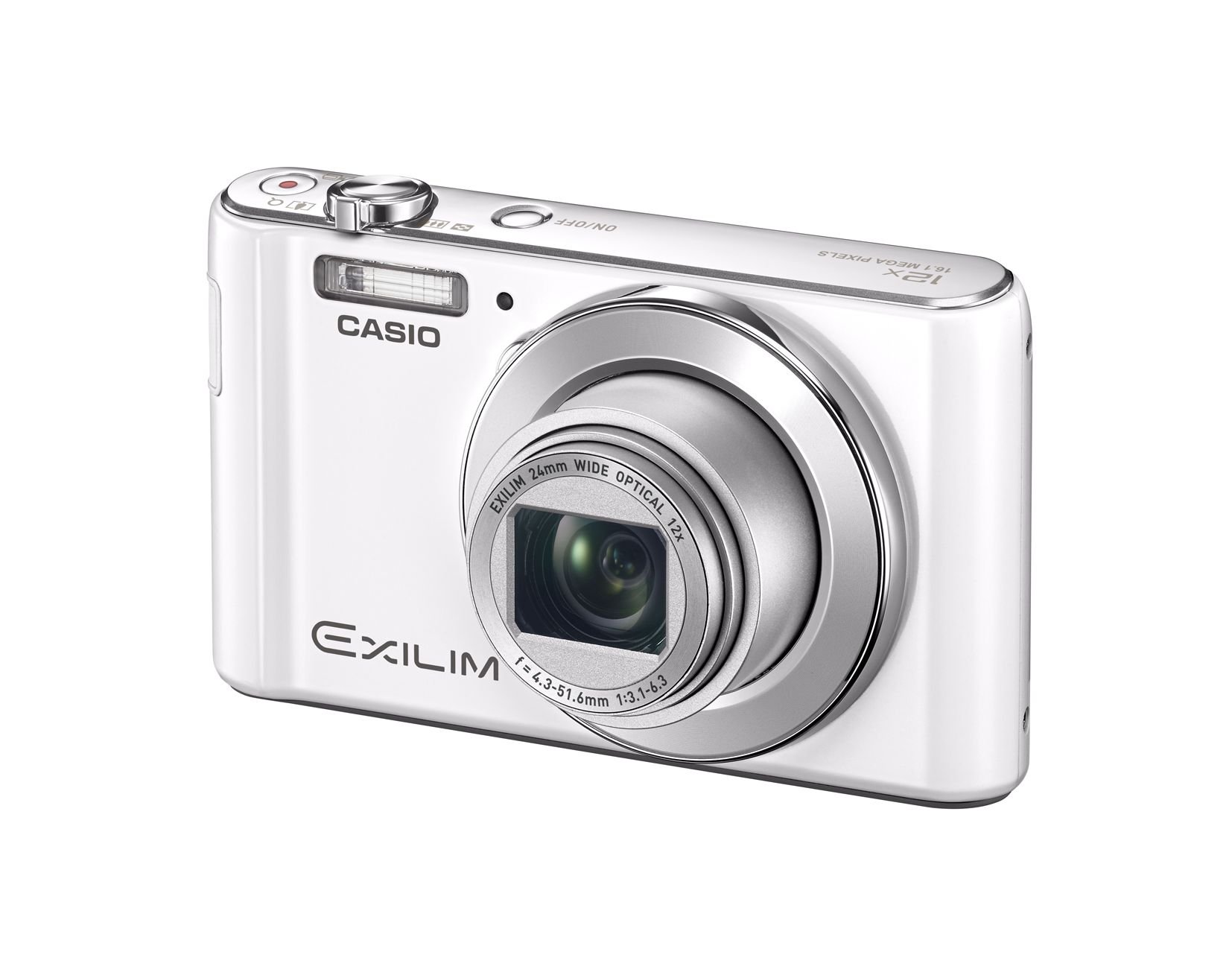 【中古】【非常に良い】CASIO デジタルカメラ EXILIM EX-ZS190WE 広角24mm 光学12倍ズーム プレミアムオート 1610万画素 ホワイト｜ドリエムコーポレーション