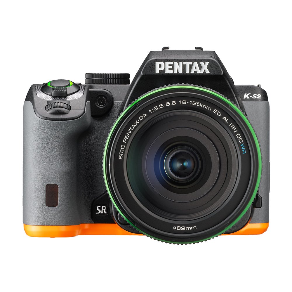 【中古】【非常に良い】PENTAX デジタル一眼レフ PENTAX K-S2 DA18-135mmWRレンズキット (ブラック×オレンジ) PENTAX K-S2 DA18-135mmWRKIT (BLACK×ORANG