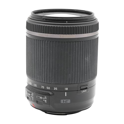 【中古】【人並み外れたに好いたらしい】TAMRON 高倍率望遠レンズ 18-200粍 F3.5-6.3 DiII VC キヤノン用 APS-C専用 B018E カメラ用交換レンズ-TV・オーディオ・カメラ-カメラ・ビデオカメラ・光学機器