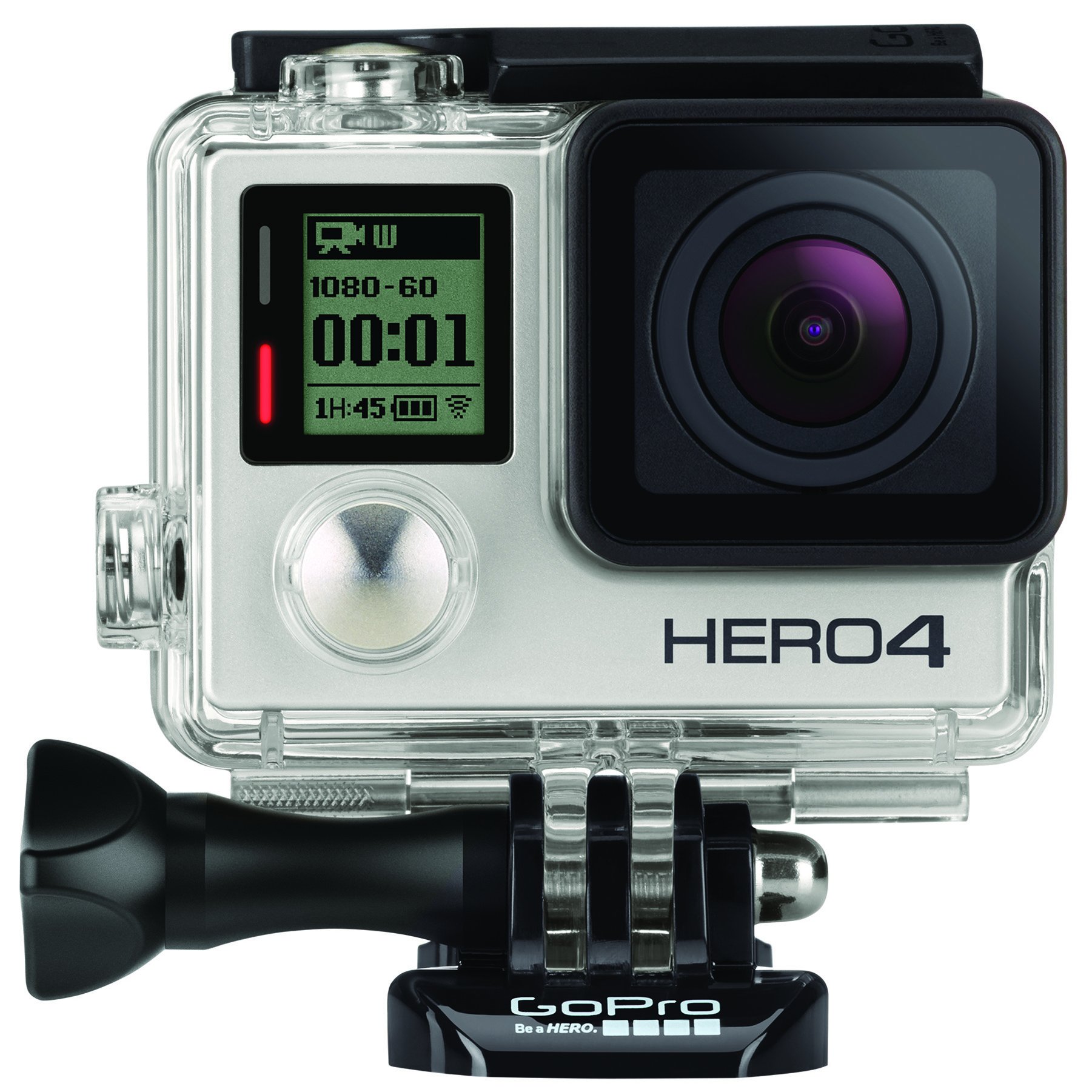 【中古】【人並み外れたに好いたらしい】 GoPro ウェアラブルカメラ HERO4 しろがね色～版 冒険 2.7K30/1080p60 CHDHY-401-JP
