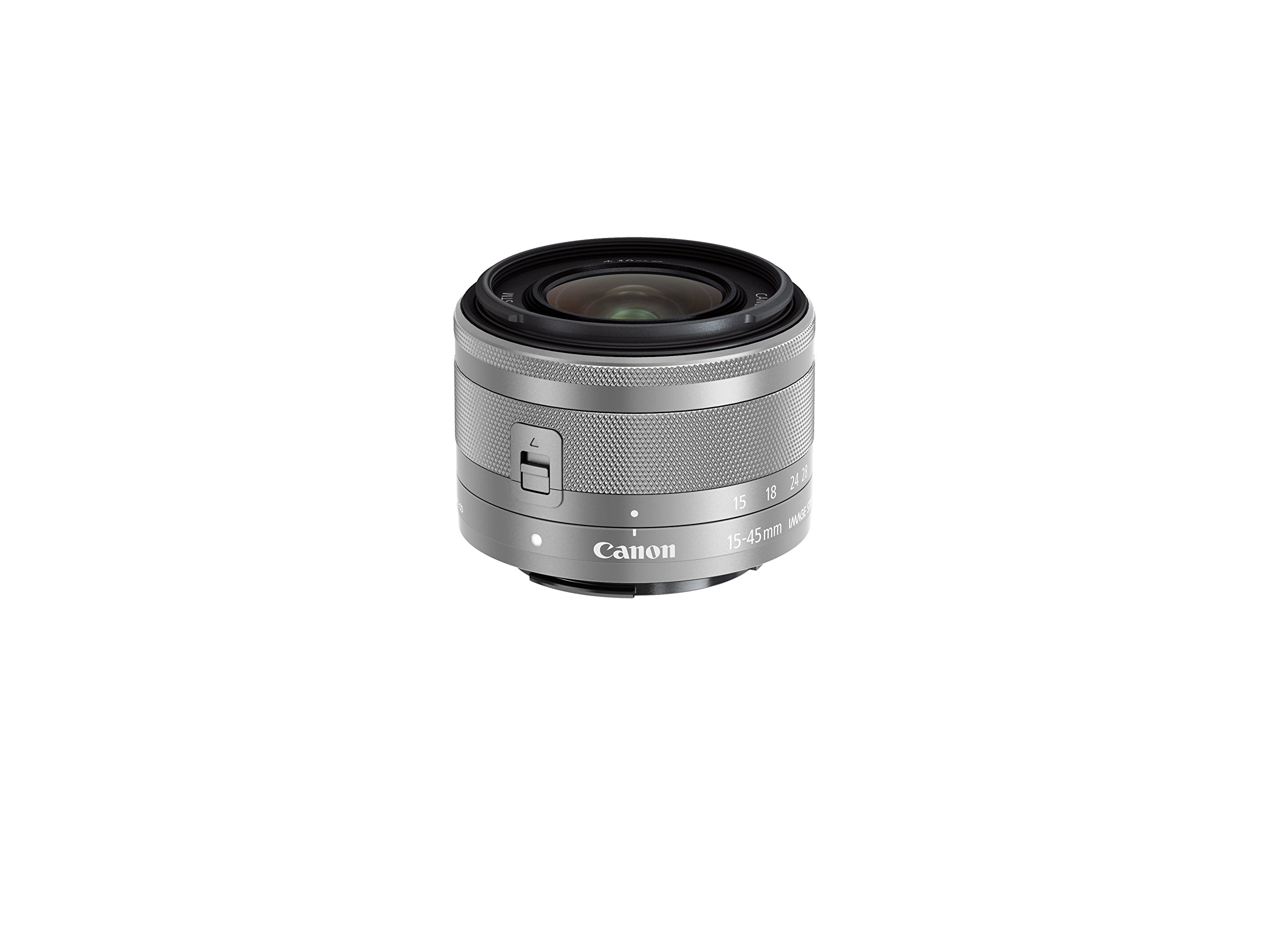 【中古】【非常に良い】Canon 標準ズームレンズ EF-M15-45mm F3.5-6.3IS STM(シルバー) ミラーレス一眼対応 EF-M15-45ISSTMSL