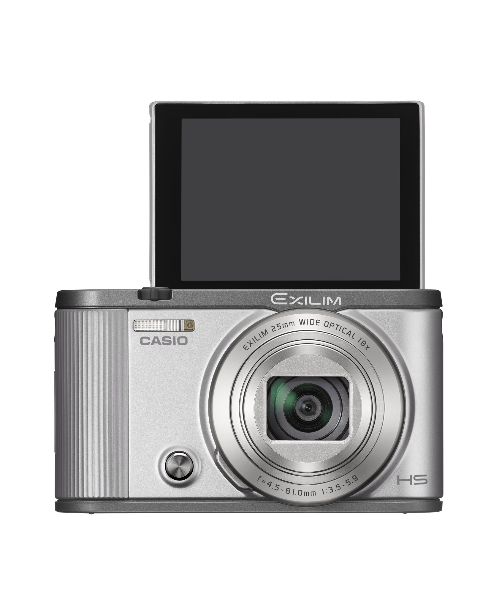 【中古】【人並み外れたに好いたらしい】CASIO デジタル写真機 EXILIM EX-ZR1700SR 自分自身撮りチルト液晶 オートトランスファー役立つこと Wi-Fi/Bluetooth積み上げる しろがね色