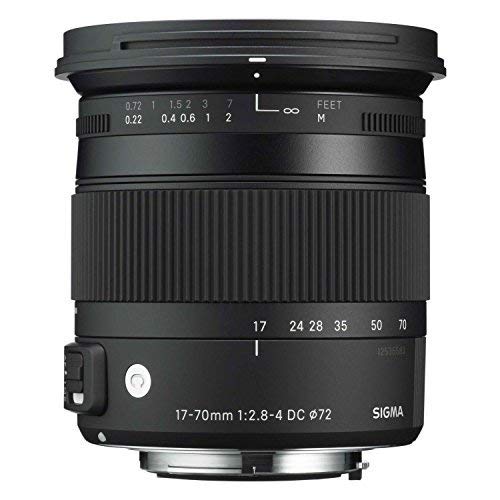 【中古】【非常に良い】Sigma Contemporary 17-70mm F2.8-4 DC マクロOS HSMレンズ - ニコンマウント - インターナショナルバージョン (保証なし)