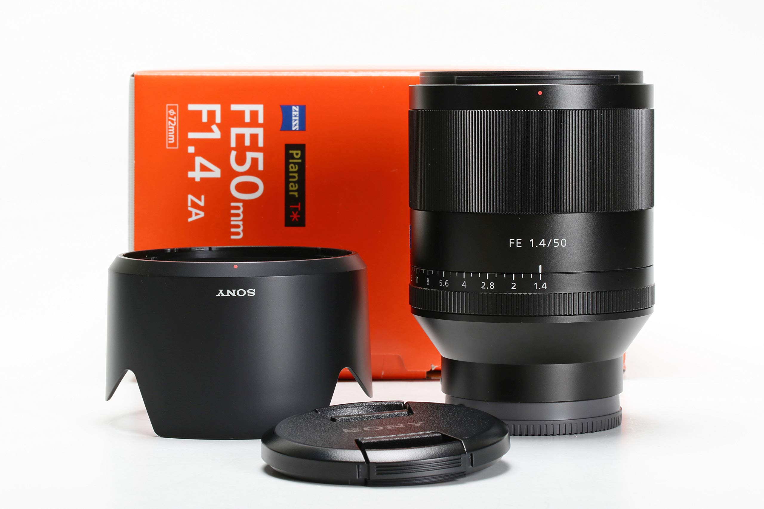 【中古】【非常に良い】SONY(ソニー) 標準単焦点レンズ フルサイズ Planar T* FE 50mm F1.4 ZA ツァイスレンズ デジタル一眼カメラα[Eマウント]用 純正レンズ SEL50F14Z｜ドリエムコーポレーション