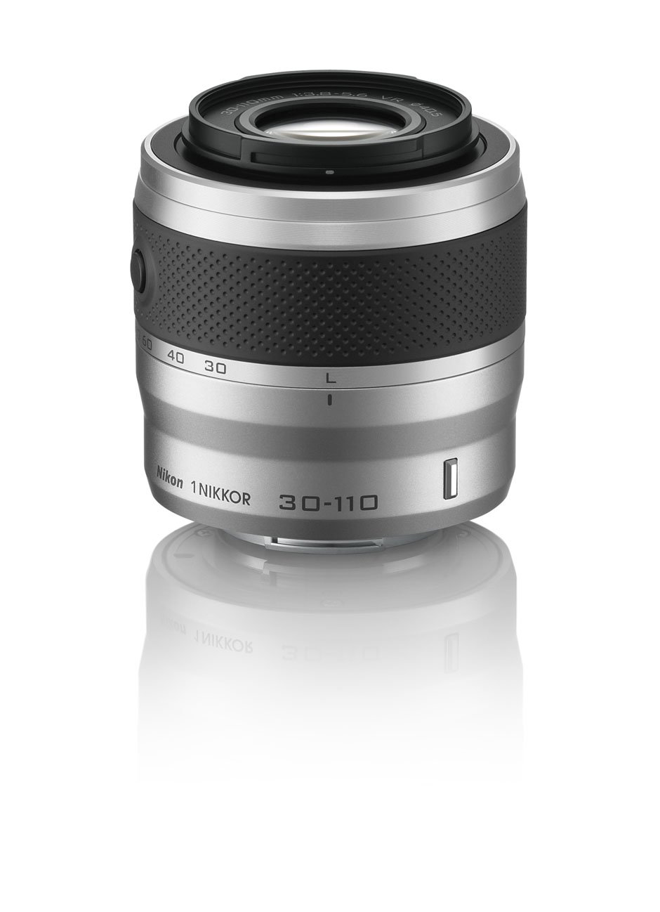 【中古】【非常に良い】Nikon 望遠ズームレンズ 1 NIKKOR VR 30-110mm f/3.8-5.6 シルバー ニコンCXフォーマット専用|ドリエムコーポレーション