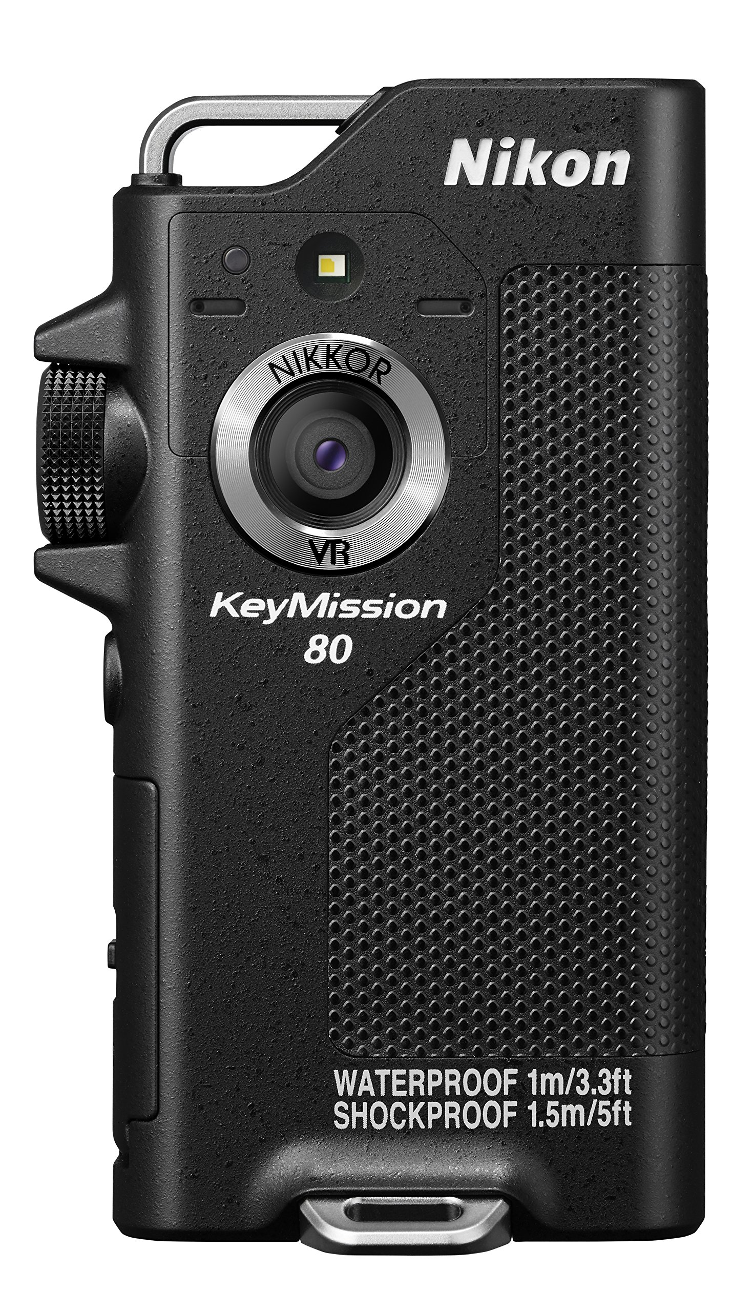 【中古】【人並み外れたに好いたらしい】Nikon 雨合羽ウェアラブルカメラ KeyMission 80 BK 黒いこと