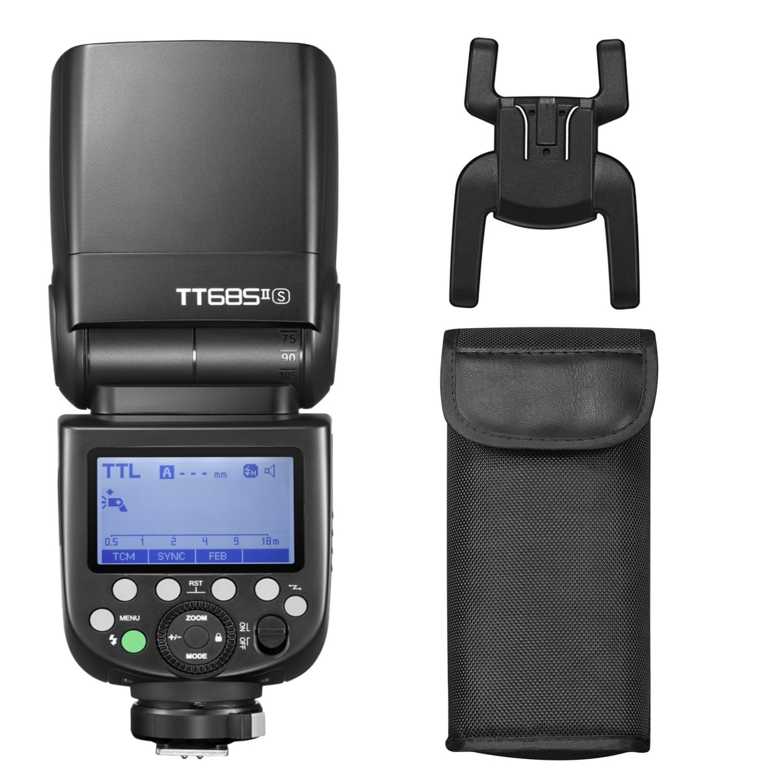 【中古】【人並み外れたに好いたらしい】【Godox定め事代わりになる】GODOX TT685II-S 閃光電球閃光電球 速力度ともし火Sony写真機に相応う 2.4G HSS 1 / 8000S TTL GN60 330フルパワーポップ 0.1-