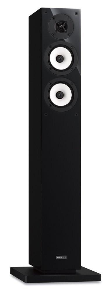 【中古】【非常に良い】ONKYO 2ウェイ・スピーカーシステム(1台) ピアノ仕上げ D-309XE(B)|ドリエムコーポレーション