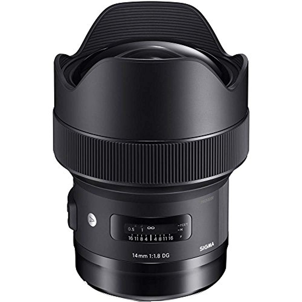 【中古】【非常に良い】SIGMA シグマ Canon EFマウント レンズ 14mm F1.8 DG HSM 単焦点 広角 星 フルサイズ Art 一眼レフ 専用