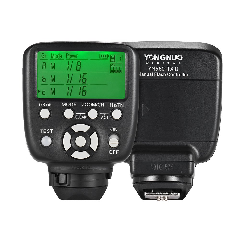 【中古】【人並み外れたに好いたらしい】YONGNUO YN560-TX II （Canon用）取扱説明書 閃光電球銃の引き金 LCDトランスミッター Andoerクリニングクロス付き添い人 Canon DSLR写真機用 YN560III YN
