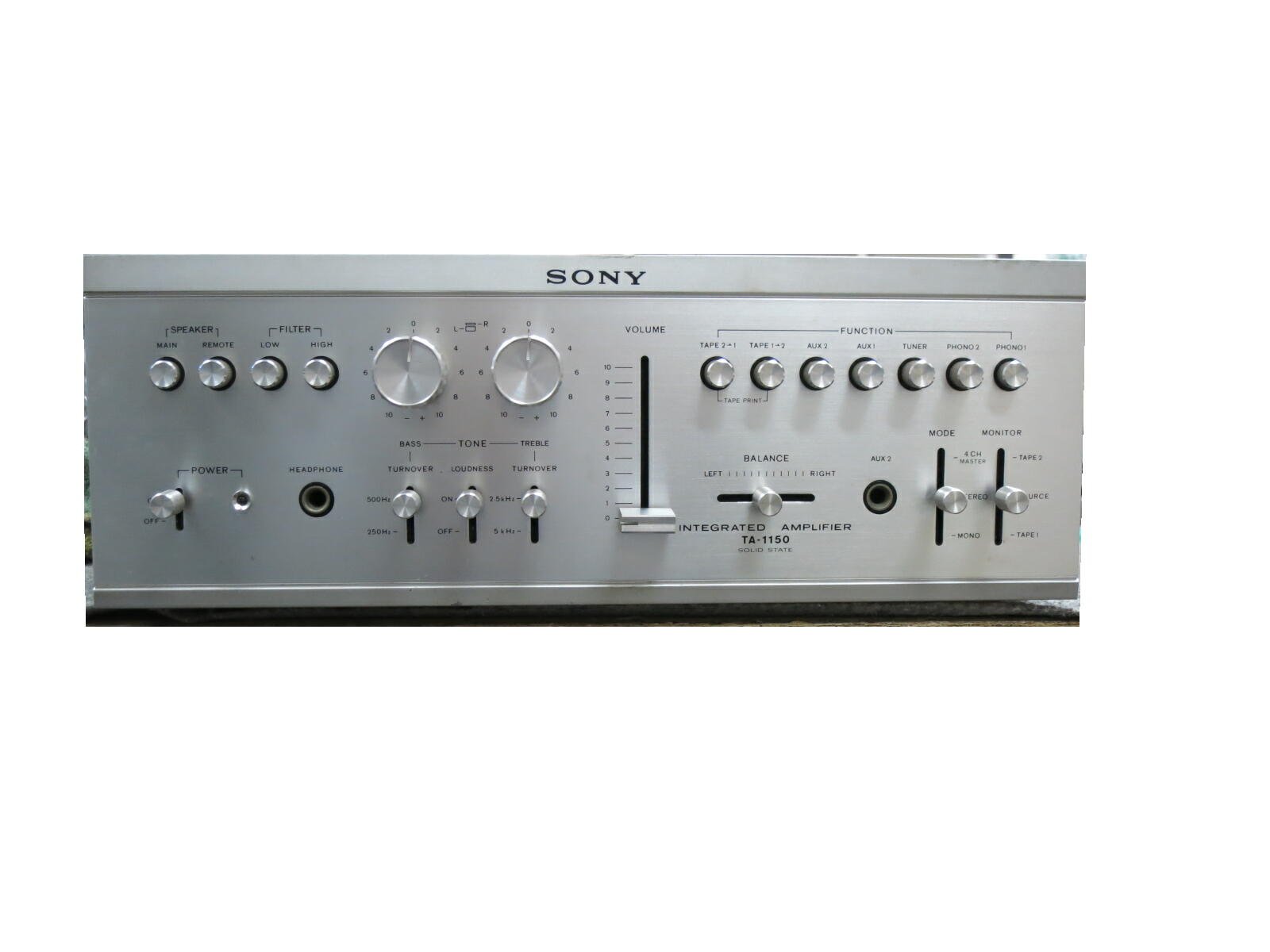 【中古】【人並み外れたに好いたらしい】ソニー プリメインアンプ★TA-1150 六か月引きうける 26719