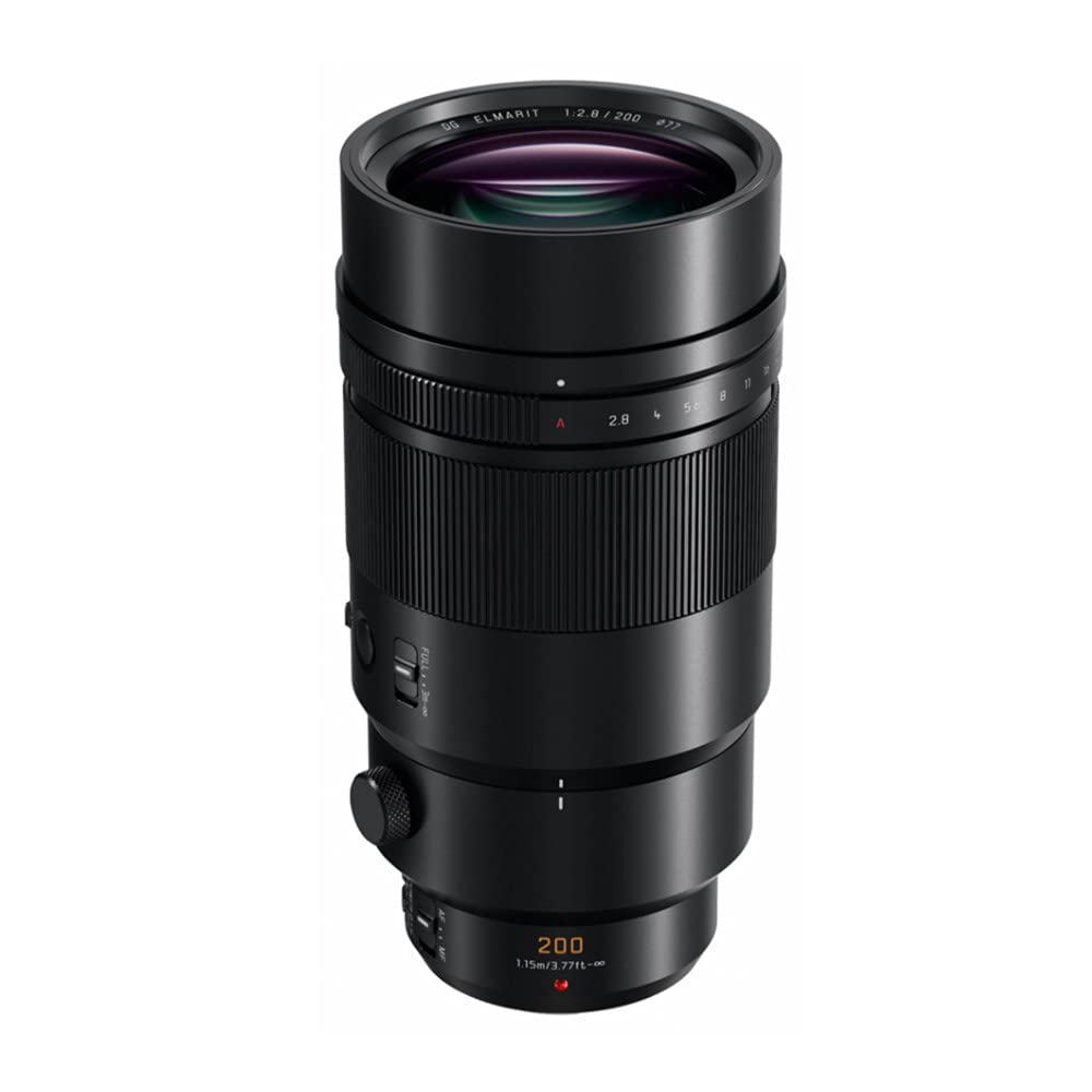 【中古】【人並み外れたに好いたらしい】PANASONIC LUMIX G Leica DG ELMARIT 職業的水晶体 200粍 F2.8 ASPH 鏡鑑レスマイクロフォーサーズ パワーオプティカルO.I.S H-ES