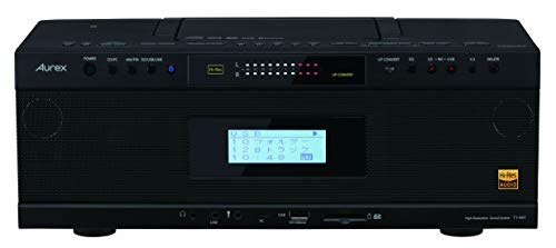 【中古】【非常に良い】東芝 ハイレゾ対応 Bluetooth/SD/USB/CDラジオ TY-AH1(K) ブラック