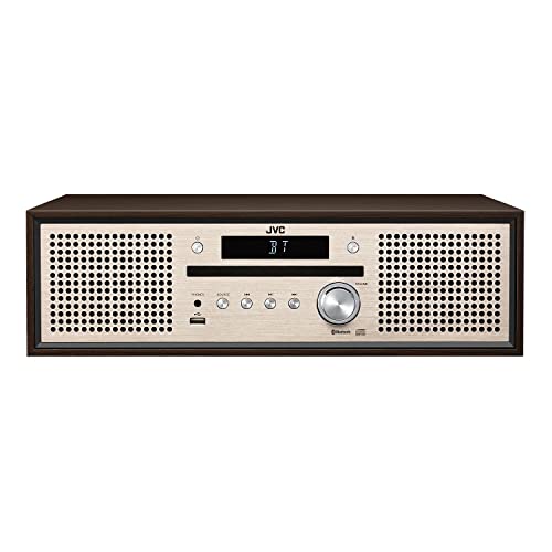 【中古】【非常に良い】JVCケンウッド JVC NX-W30 ミニコンポ Bluetooth 4.2 EDR 搭載 ウッドキャビネット ウォールナット ONEBODY CD/FM/USB/スマホ対応 スリープタイマー搭載