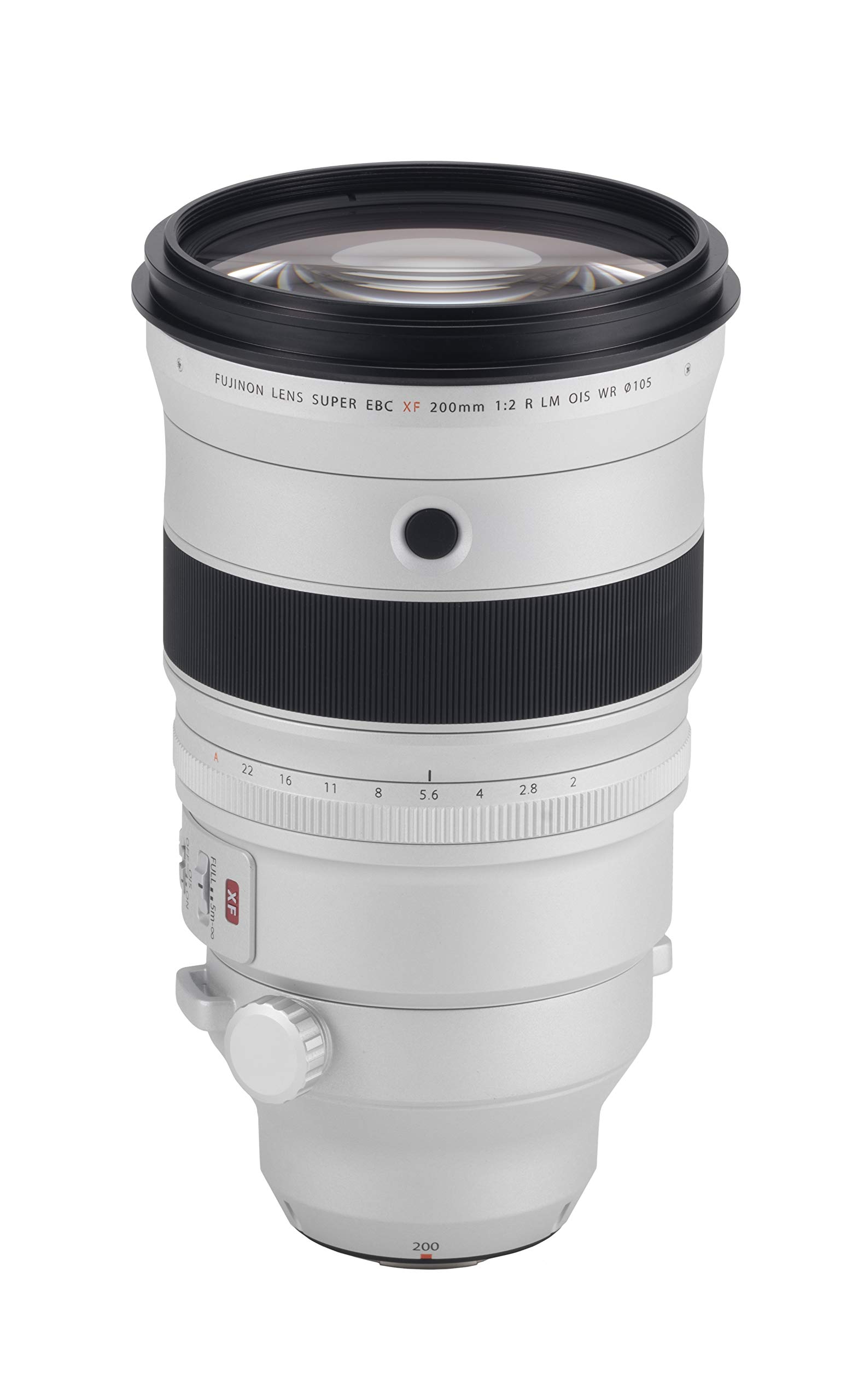【中古】【非常に良い】富士フイルム(FUJIFILM) X 交換レンズ フジノン 単焦点 超望遠 大口径 200mm F2 手ブレ補正 防塵防滴耐低温 リニアモーター(静音) 絞りリング 1.4倍テレコンバーター付き F