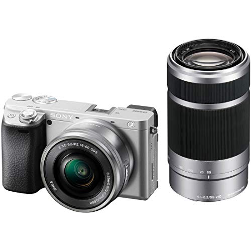 【中古】【非常に良い】SONY(ソニー) APS-C ミラーレス一眼カメラ α6400 ダブルズームレンズキット(同梱レンズ:SELP1650+SEL55210) シルバー ILCE-6400Y S 126,313円