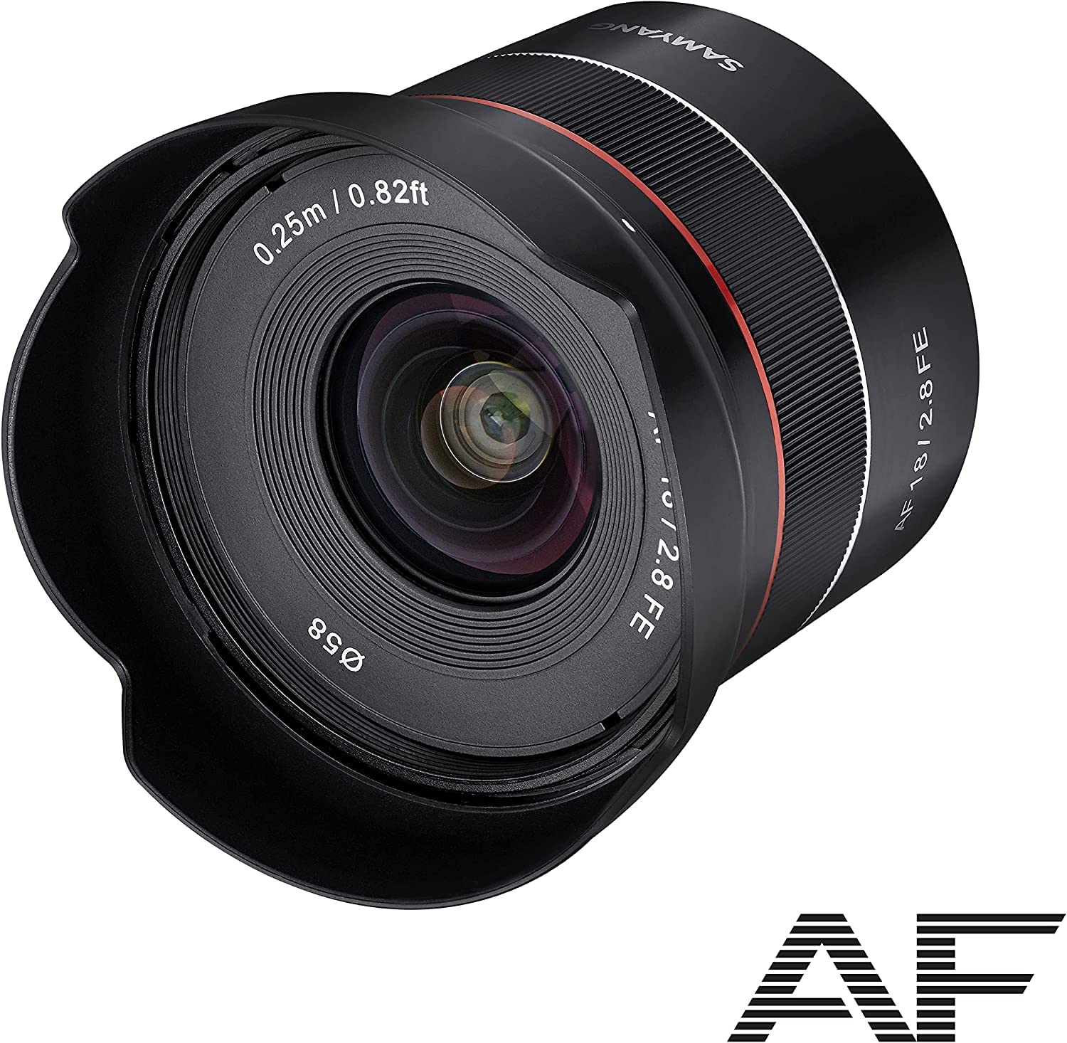 【中古】【非常に良い】SAMYANG 単焦点広角レンズ AF 18mm F2.8 FE ソニーαE用 フルサイズ対応 885984