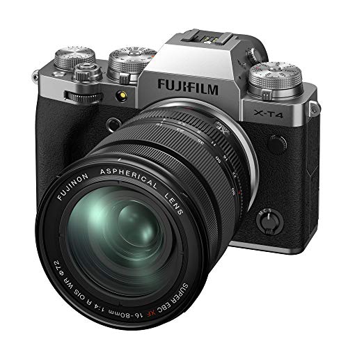 【中古】【非常に良い】富士フイルム(FUJIFILM) ミラーレス一眼カメラ X-T4レンズキット シルバー X-T4LK-1680-S