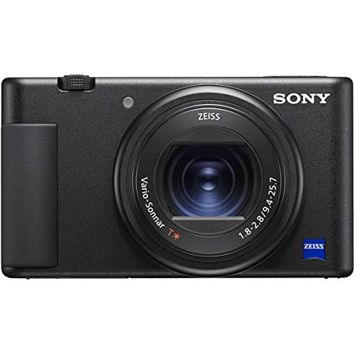 【中古】【非常に良い】SONY(ソニー) コンパクトデジタルカメラ VLOGCAM Vlog用カメラ ZV-1 ボディ ウィンドスクリーン付属 24-70mm F1.8-2.8 ズームレンズ ブラック ZV-1 B