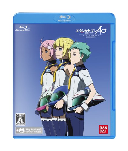 【中古】【非常に良い】エウレカセブンAO -ユングフラウの花々たち- GAME&OVA Hybrid Disc (通常版) - PS3画像