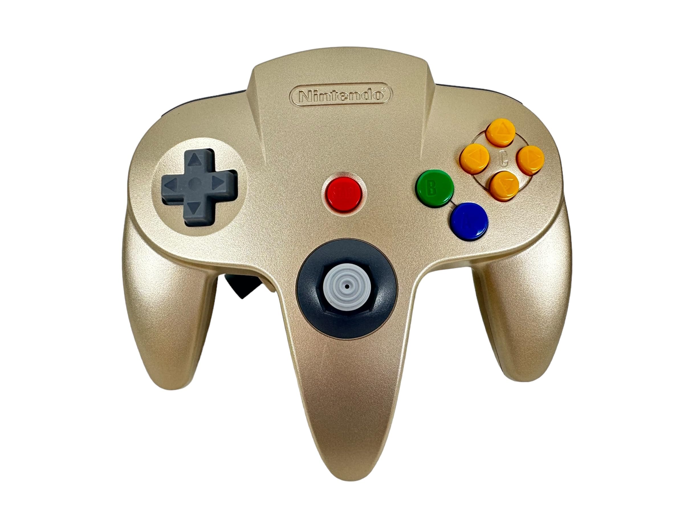 【中古】【人並み外れたに好いたらしい】制御装置 Bros ゴールド N64 任天堂 ６４ 制御装置