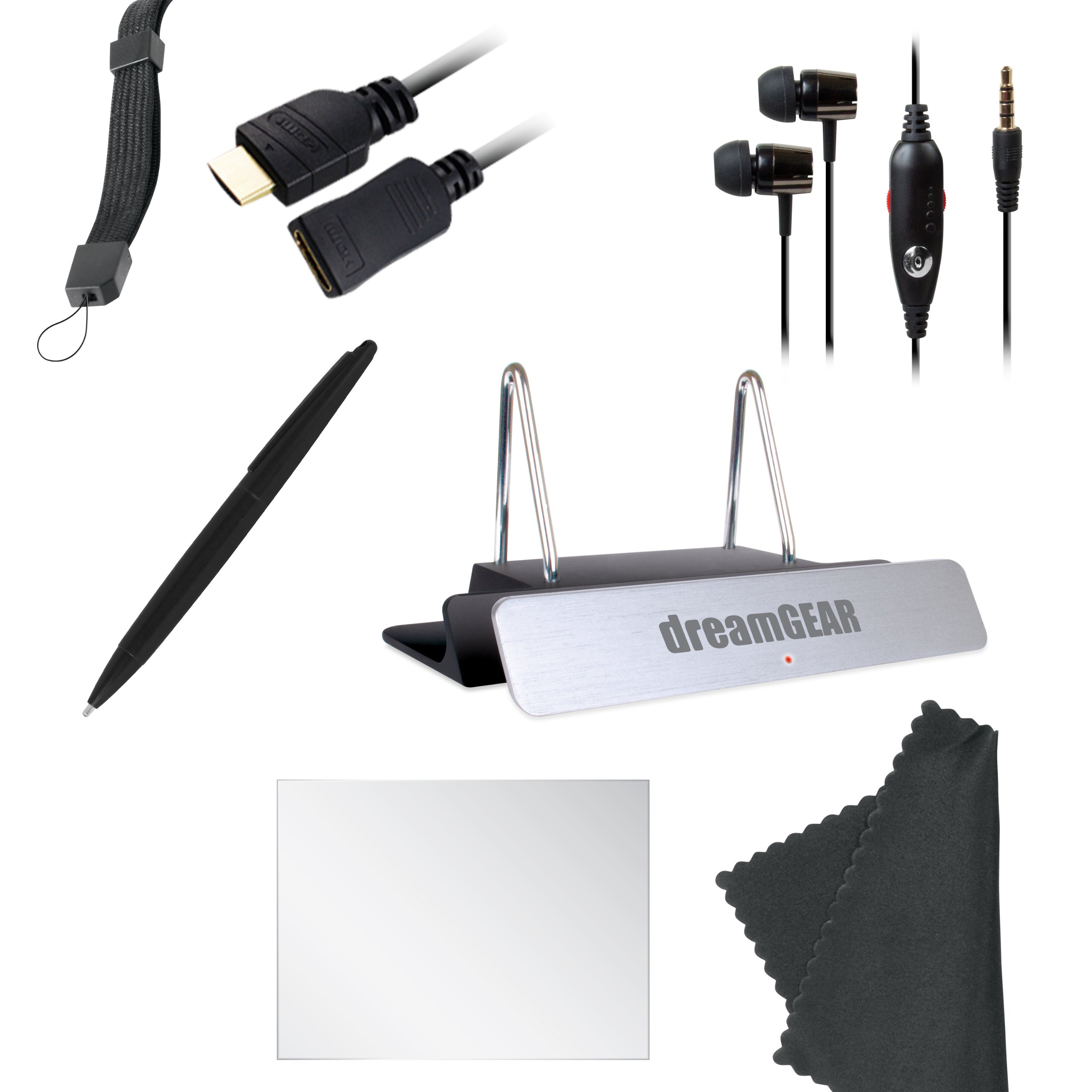 【中古】【非常に良い】dreamGEAR WII U用 7IN1スターターキット ブラック