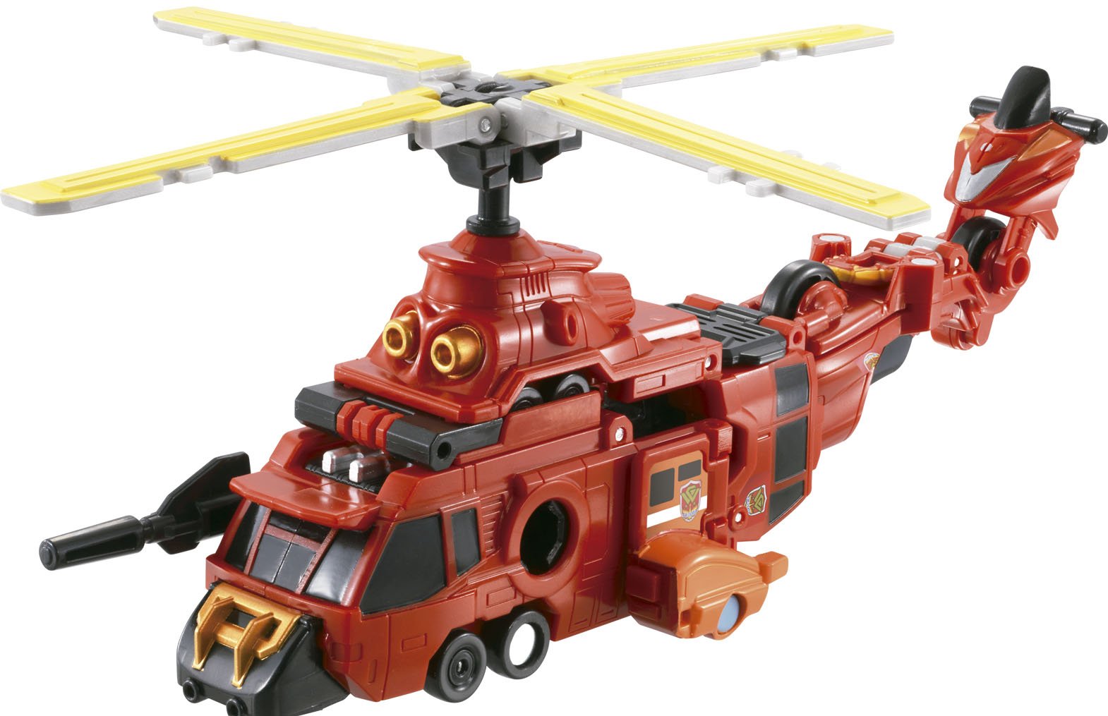 【中古】【非常に良い】VooV (ブーブ) レスキュー合体!! ファイヤージャイロ