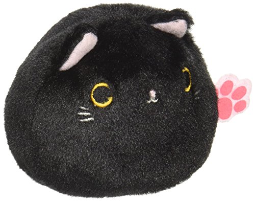 【中古】【非常に良い】三英貿易 オリジナル ぬいぐるみ ねこだんご くろ W7.5×D6×H7cm アニマル