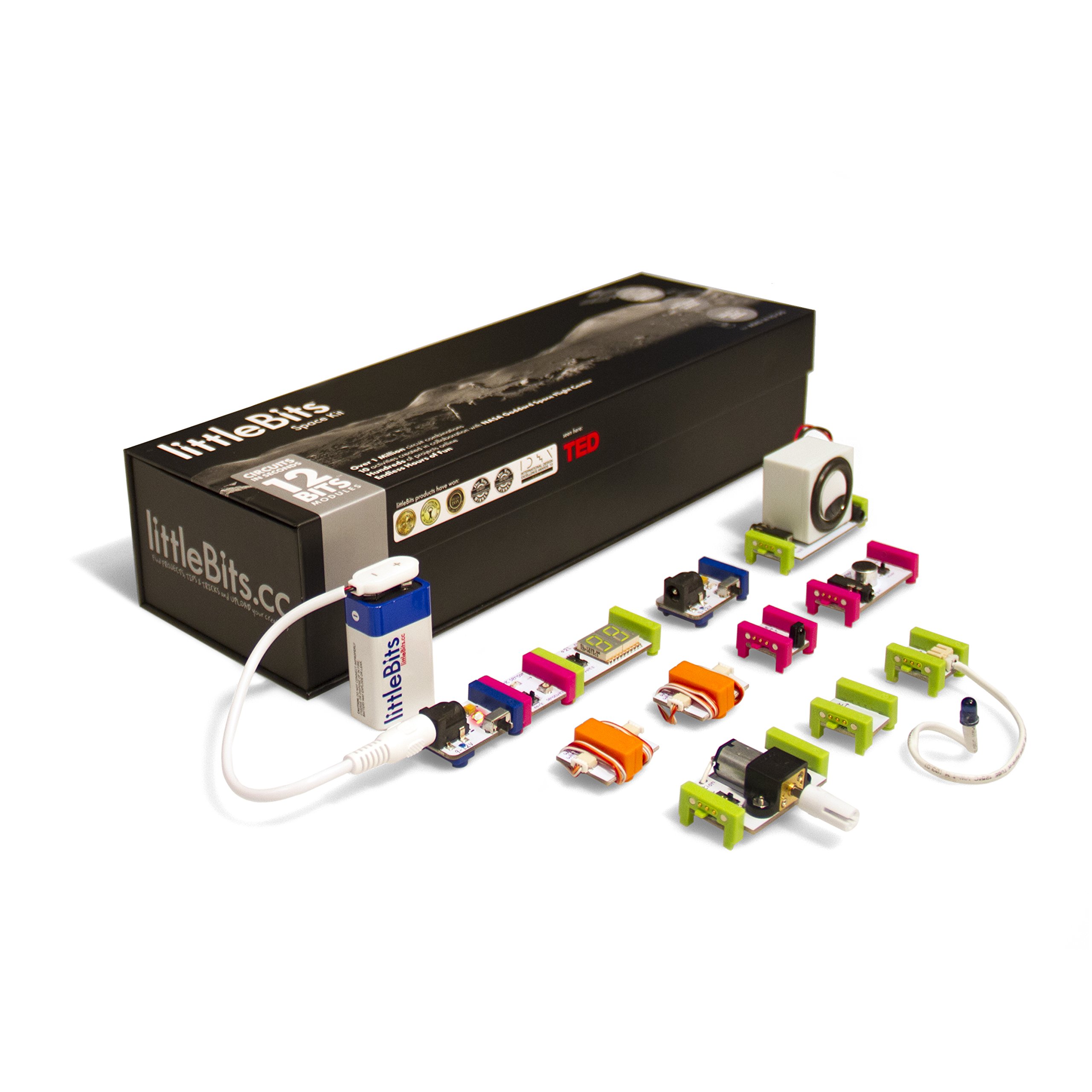 【中古】【非常に良い】littleBits 電子工作 組み立てキット Space Kit スペース キット|ドリエムコーポレーション