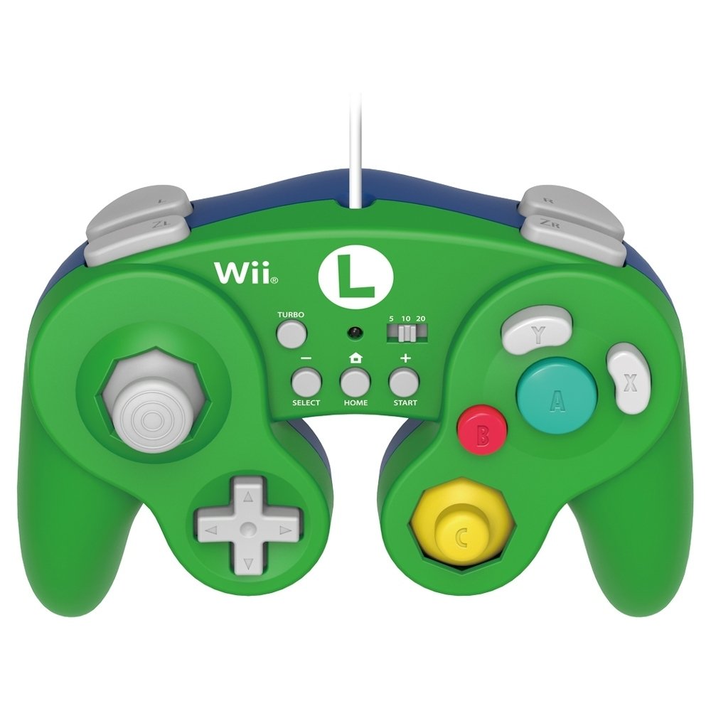 【中古】【非常に良い】【Wii U/Wii対応】ホリ クラシックコントローラー for Wii U ルイージ