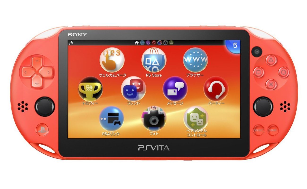 【中古】【非常に良い】PlayStation Vita Wi-Fiモデル ネオン・オレンジ(PCH-2000ZA24)