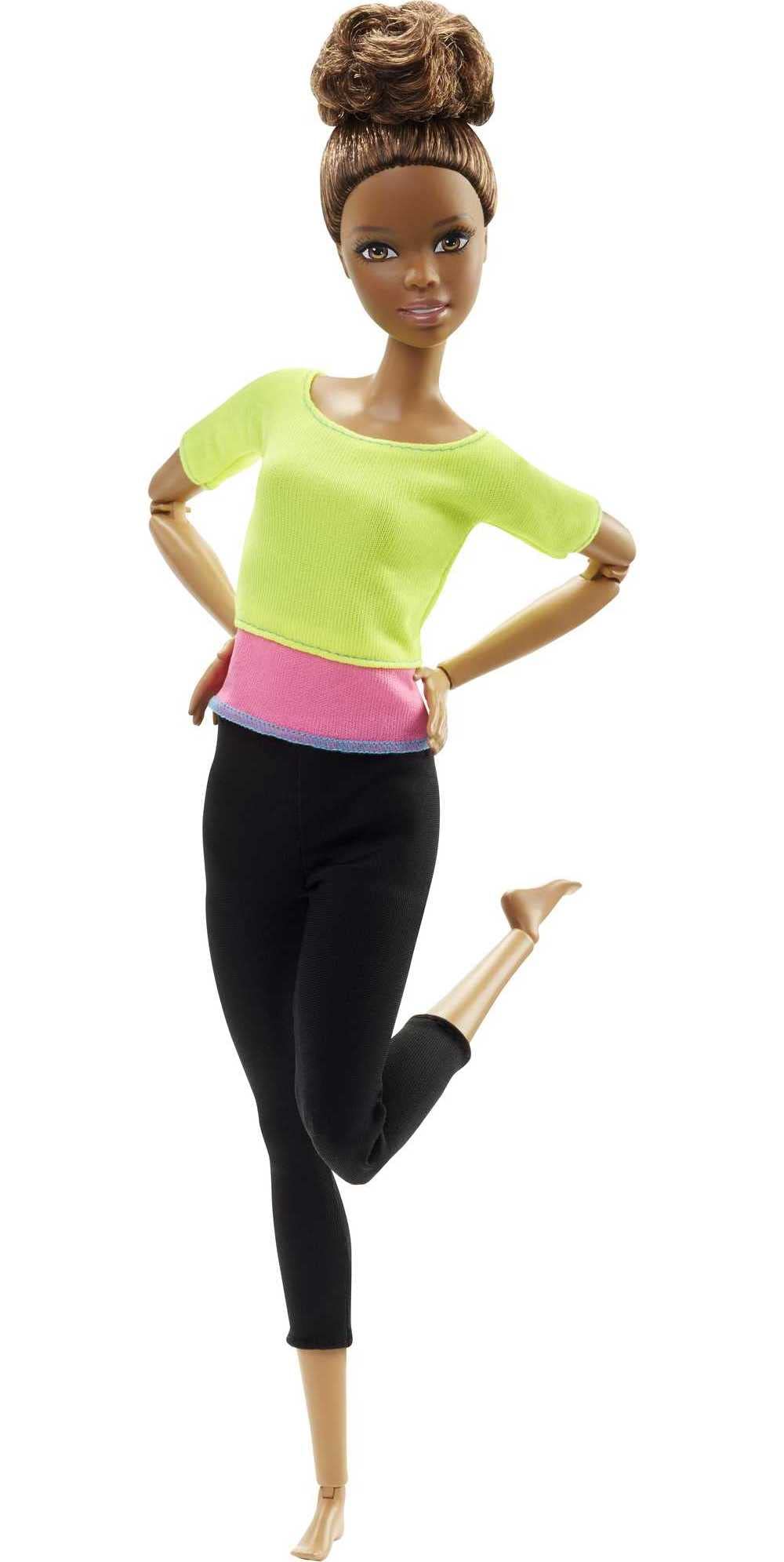 【中古】【非常に良い】[バービー]Barbie Made to Move Doll Yellow Top DHL83 [並行輸入品]