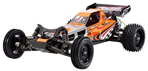 【中古】【非常に良い】タミヤ 男女子両用 1/10 電動RCカーシリーズ No.628 レーシング ファイター (DT-03シャーシ) オフロード 58628