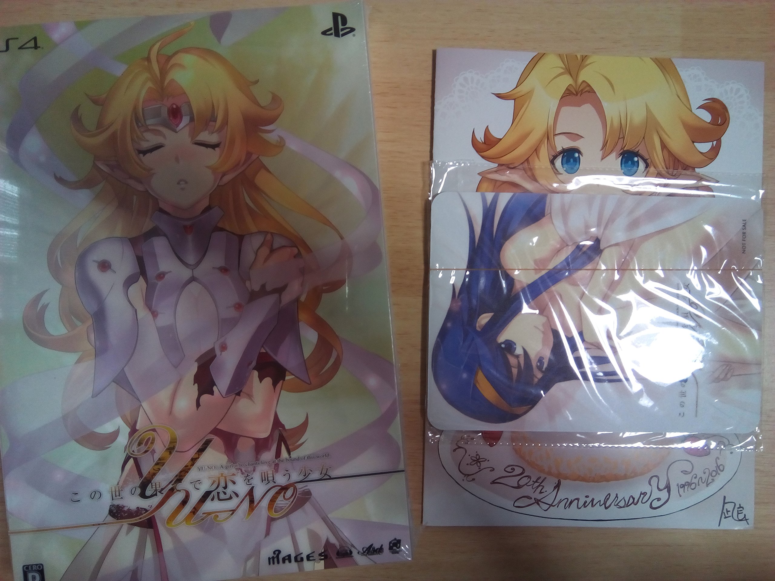 【中古】【非常に良い】この世の果てで恋を唄う少女YU-NO　限定版　【初回限定特典：オリジナルNEC PC-9800シリーズ版 DLCカード付き】【追加特典（特定法人限定）：YU-NO20周年記念本付き】画像