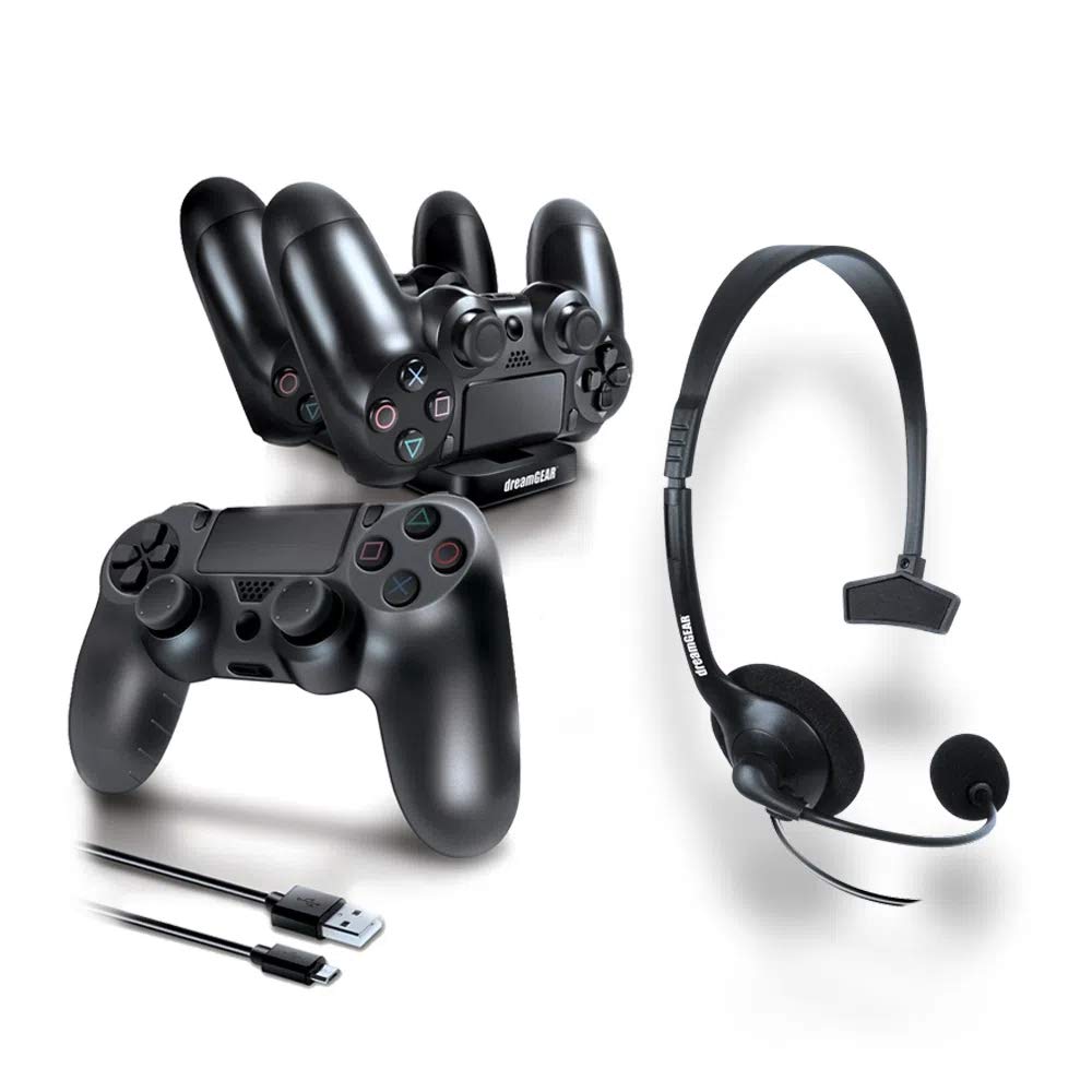 【中古】【非常に良い】dreamGEAR PS4用 6 in 1プレイヤーキット ブラック｜ドリエムコーポレーション