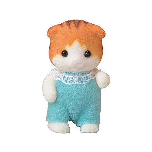 【中古】【非常に良い】シルバニアファミリー 人形 【 メイプルネコの赤ちゃん 】 ニ-101 STマーク認証 3歳以上 おもちゃ ドールハウス Sylvanian Families エポック社 EPOCH