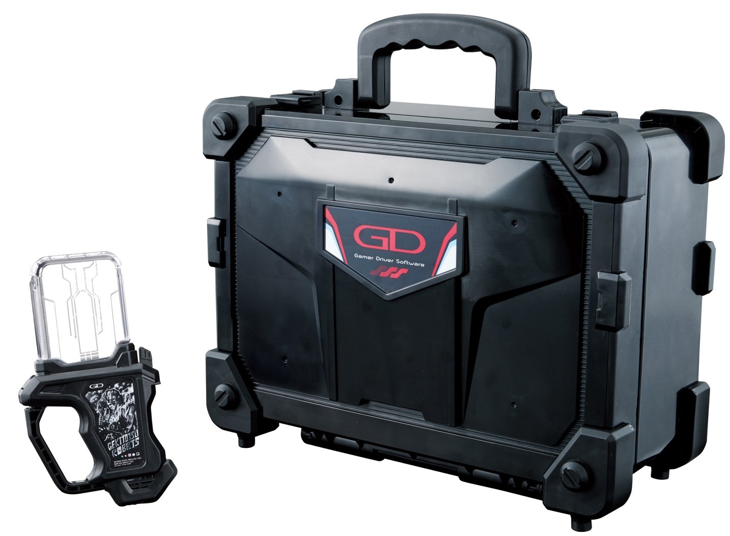 【中古】【非常に良い】仮面ライダーエグゼイド DXライダーガシャットケース&プロトゲキトツロボッツガシャット画像